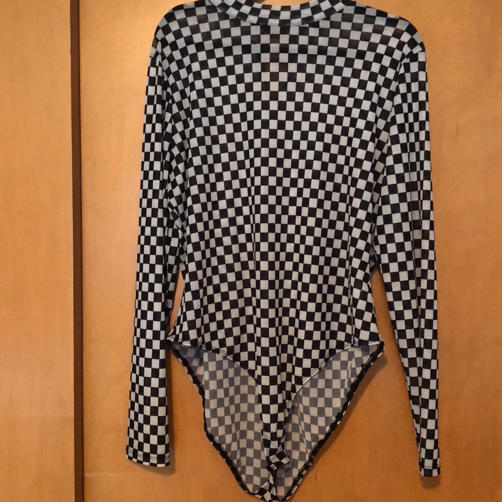 Checkered Forever 21 Bodysuit- PERFECT CONDITION